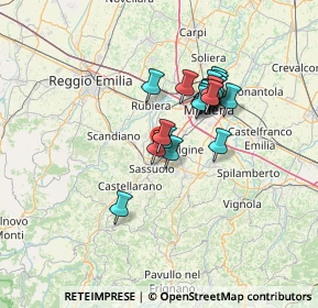 Mappa Toscana, 41049 Sassuolo MO, Italia (10.222)