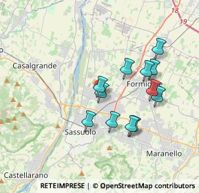 Mappa Toscana, 41049 Sassuolo MO, Italia (3.21667)