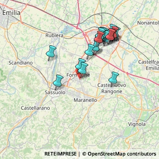 Mappa Via Torquato Tasso, 41043 Formigine MO, Italia (7.6815)