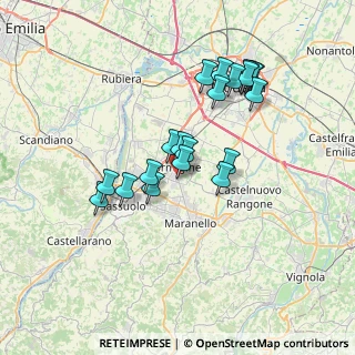 Mappa Via Torquato Tasso, 41043 Formigine MO, Italia (6.42)