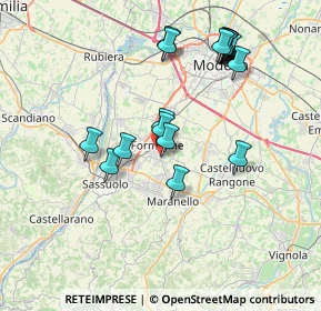 Mappa Via Torquato Tasso, 41043 Formigine MO, Italia (7.8445)