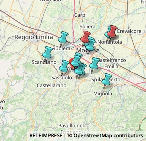 Mappa Via Andrea Costa, 41043 Formigine MO, Italia (10.13733)