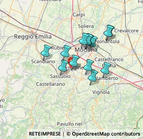 Mappa Via Andrea Costa, 41043 Formigine MO, Italia (10.68615)