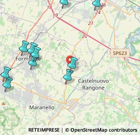 Mappa Via Ludovico Ariosto, 41051 Castelnuovo Rangone MO, Italia (6.7295)
