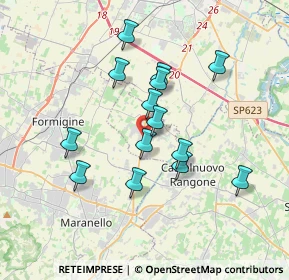 Mappa Via Ludovico Ariosto, 41051 Castelnuovo Rangone MO, Italia (3.16786)