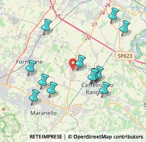 Mappa Via Ludovico Ariosto, 41051 Castelnuovo Rangone MO, Italia (4.07917)