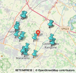 Mappa Via Ludovico Ariosto, 41051 Castelnuovo Rangone MO, Italia (4.0965)