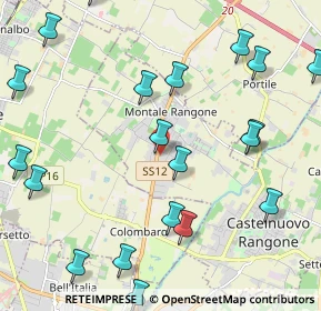 Mappa Via Ludovico Ariosto, 41051 Castelnuovo Rangone MO, Italia (2.741)