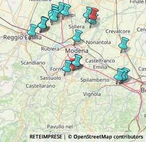 Mappa Via Ludovico Ariosto, 41051 Castelnuovo Rangone MO, Italia (18.1825)