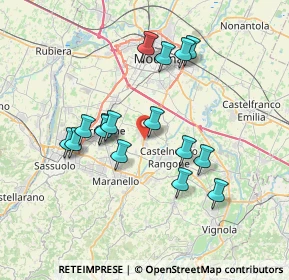 Mappa Via Ludovico Ariosto, 41051 Castelnuovo Rangone MO, Italia (6.6925)