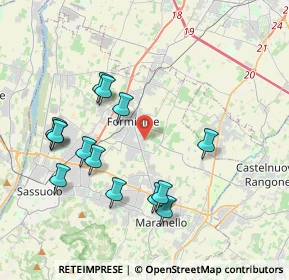 Mappa Via don Giuseppe Dossetti, 41043 Formigine MO, Italia (4.05643)