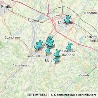 Mappa Via Italo Svevo, 41043 Formigine MO, Italia (4.62273)
