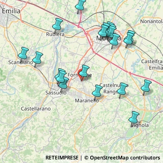 Mappa Via Italo Svevo, 41043 Formigine MO, Italia (9.5755)