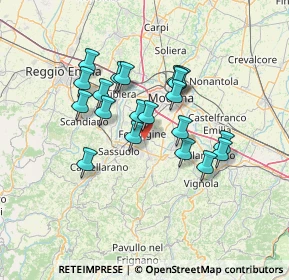 Mappa Via Italo Svevo, 41043 Formigine MO, Italia (11.4385)