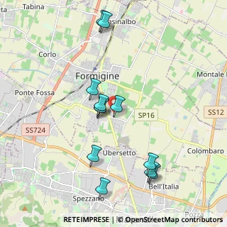 Mappa Via Sciascia Leonardo, 41043 Formigine MO, Italia (1.97583)