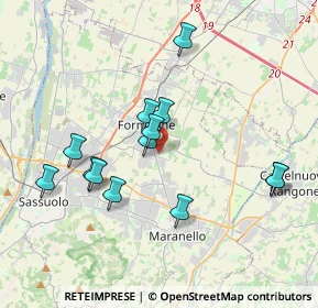 Mappa Via Sciascia Leonardo, 41043 Formigine MO, Italia (3.60385)