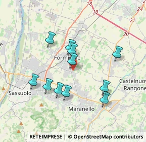 Mappa Via Sciascia Leonardo, 41043 Formigine MO, Italia (3.32455)