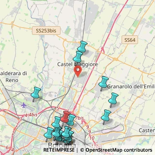 Mappa Via Fratelli Carlo E Nello Rosselli, 40013 Castel Maggiore BO, Italia (6.381)
