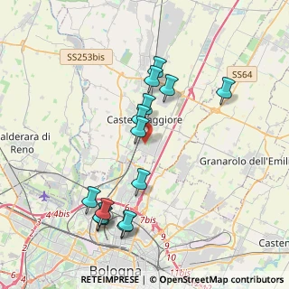 Mappa Via Fratelli Carlo E Nello Rosselli, 40013 Castel Maggiore BO, Italia (3.96071)