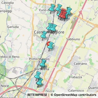 Mappa Via Fratelli Carlo E Nello Rosselli, 40013 Castel Maggiore BO, Italia (2.451)