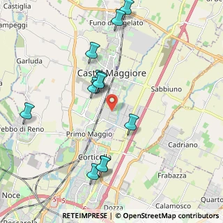 Mappa Via Fratelli Carlo E Nello Rosselli, 40013 Castel Maggiore BO, Italia (2.11583)