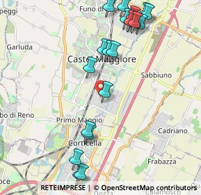 Mappa Via F.lli Rosselli, 40013 Castel Maggiore BO, Italia (2.4575)