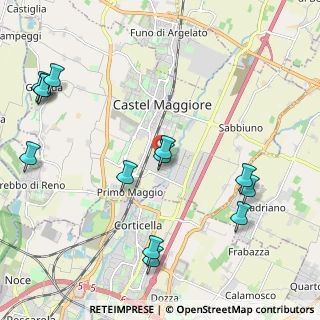 Mappa Via F.lli Rosselli, 40013 Castel Maggiore BO, Italia (2.61385)