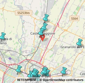 Mappa Via F.lli Rosselli, 40013 Castel Maggiore BO, Italia (6.478)