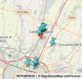 Mappa Via F.lli Rosselli, 40013 Castel Maggiore BO, Italia (2.98818)
