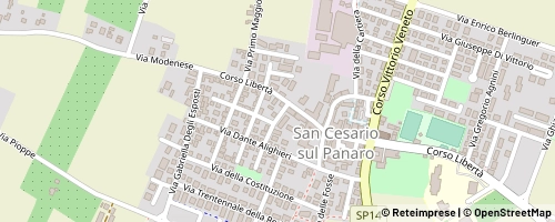 Mappa San Cesario sul Panaro
