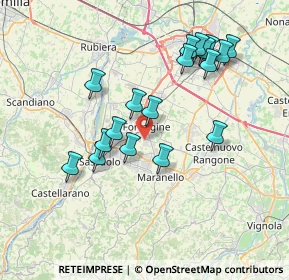 Mappa Via Concetto Marchesi, 41043 Formigine MO, Italia (7.28111)