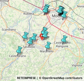 Mappa Via Concetto Marchesi, 41043 Formigine MO, Italia (8.1075)