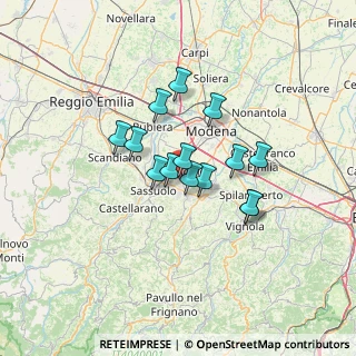 Mappa Via Concetto Marchesi, 41043 Formigine MO, Italia (9.76571)