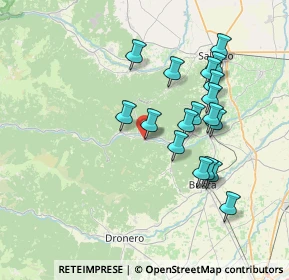 Mappa Piazza Liderico Vineis, 12020 Venasca CN, Italia (6.98)