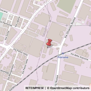 Mappa Via Enrico Mattei, 20, 41042 Fiorano Modenese, Modena (Emilia Romagna)