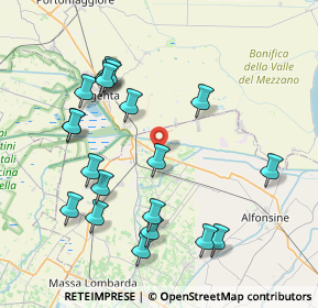 Mappa Via Reale Lavezzola, 48011 Alfonsine RA, Italia (8.643)