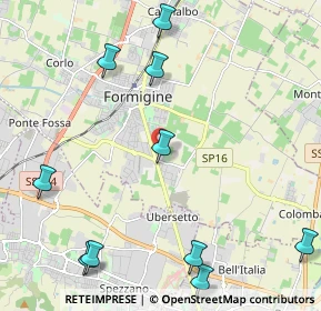 Mappa Via L. Svevo, 41043 Formigine MO, Italia (3.02364)