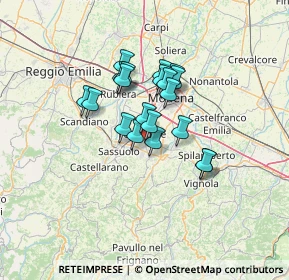 Mappa Via L. Svevo, 41043 Formigine MO, Italia (9.4435)