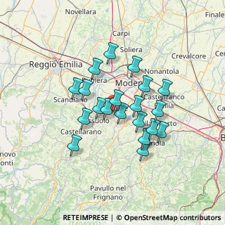 Mappa Via L. Svevo, 41043 Formigine MO, Italia (11.2555)