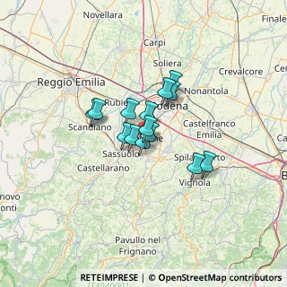 Mappa Via L. Svevo, 41043 Formigine MO, Italia (8.21143)