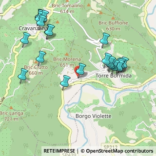 Mappa Località fontane, 12050 Torre Bormida CN, Italia (1.23476)