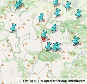 Mappa Via dei Cesari, 42030 Vezzano sul Crostolo RE, Italia (4.61625)
