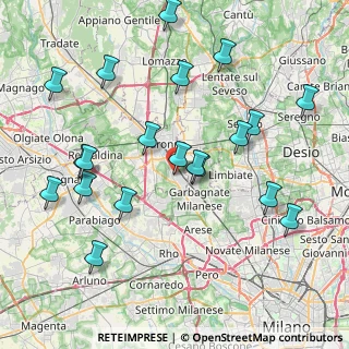 Mappa Via Raffaello Sanzio, 21042 Caronno Pertusella VA, Italia (8.8305)