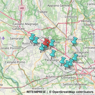 Mappa Via Isonzo, 20025 Legnano MI, Italia (6.02583)
