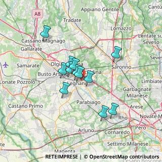 Mappa Via Isonzo, 20025 Legnano MI, Italia (5.125)