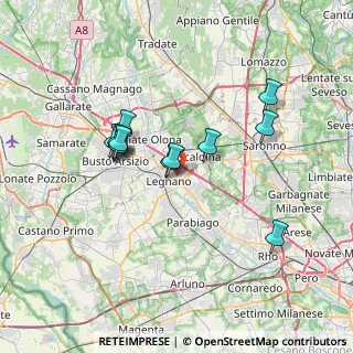 Mappa Via Isonzo, 20025 Legnano MI, Italia (6.16167)