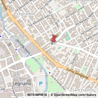 Mappa Via Barbara Melzi, 13, 20025 Legnano, Milano (Lombardia)