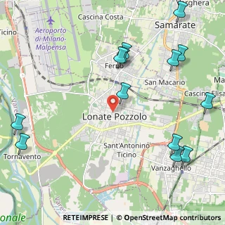 Mappa Piazza Santa Maria, 21015 Lonate Pozzolo VA, Italia (2.76615)