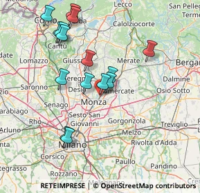 Mappa Via Flavio Gioia, 20852 Villasanta MB, Italia (15.07467)