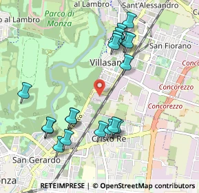 Mappa Via Flavio Gioia, 20852 Villasanta MB, Italia (1.0405)